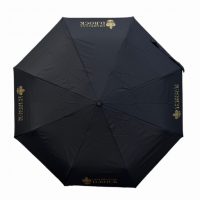 CHAMPAGNE D.ROCK Premium Regenschirm – Black & Gold Edition